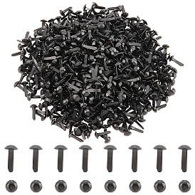 1000 шт. Экологически чистые железные стержни с лаком для запекания., скрапбукинга, Фотоальбом, украшение свадебных принадлежностей, детские куклы