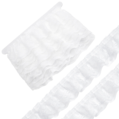 12.5ярдов шифоновой ленты, с кружевами края