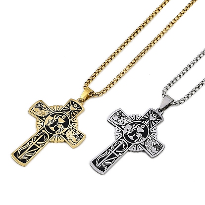 201 подвеска из нержавеющей стали для причастия и евхаристии, ожерелья с цепочкой