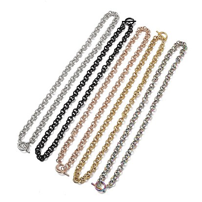 304 Stainless Steel Rolo Chain Necklace