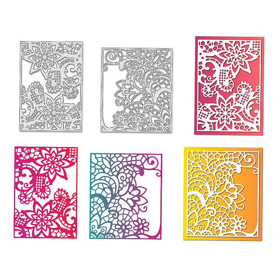 Углеродистая сталь разрезает трафареты, для diy scrapbooking, Фотоальбом, декоративная бумага для тиснения, цвет нержавеющей стали