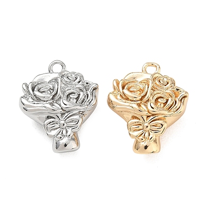 Латунные подвески, букет с подвесками в виде бантиков