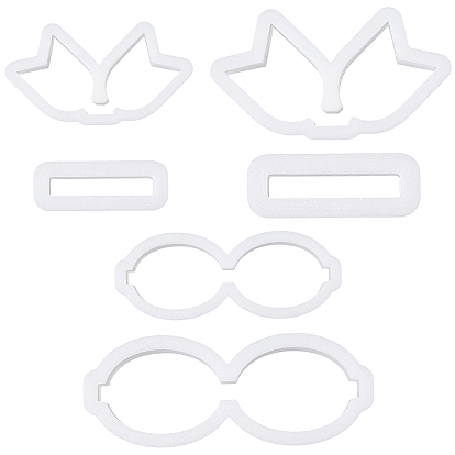 4 коробки 2 стили пластиковые формы, инструмент для керамики и глины своими руками, материалы для изготовления бантов