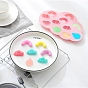 Moldes de silicona de grado alimenticio, moldes de fondant, para decoración de pasteles diy, chocolate, caramelo, fabricación de joyas de resina uv y resina epoxi, arcoiris y nube y lágrima