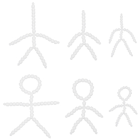 6шт 6 стили пластиковая фигурка подвижный скелет, принадлежности для изготовления кукол