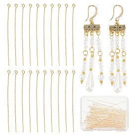 100шт. латунные штифты с ушком