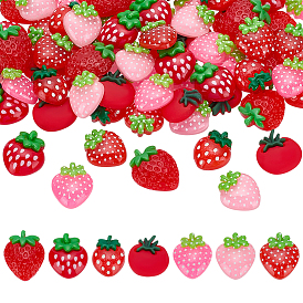 70 шт 7 стили кабошоны из непрозрачной смолы, разнообразные