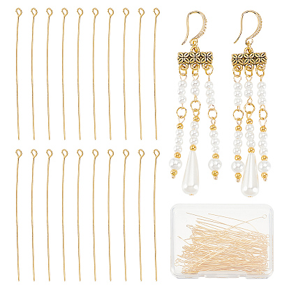 100шт. латунные штифты с ушком