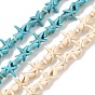 Synthetic Turquoise Dyed Beads Strands, Starfish
