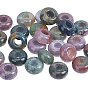 25Pcs Natural Indian Agate European Large Hole Beads, Rondelle