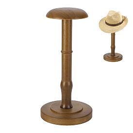 Вешалка для шляп в форме купола из каучукового дерева, для парика, подставка для держателя шляпы