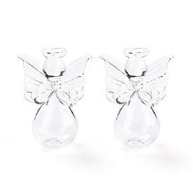 Mini Glass Angel Ornament, for Party Hanging Pendant Decoration