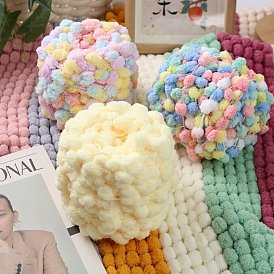 Coarse Polyester Ball Yarn, for DIY Material Blanket Cushion