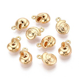 Латунь прелести, без кадмия, без никеля и без свинца, реальный 18 k позолоченный, улитка