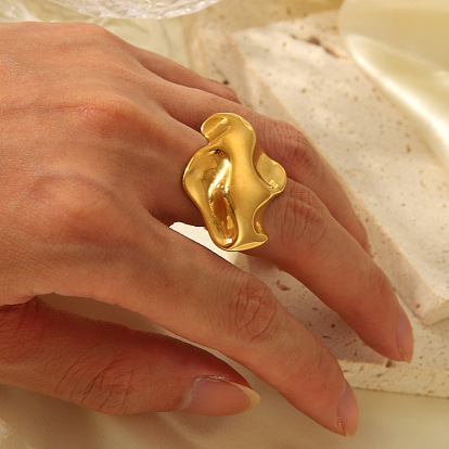 304 Кольца-манжеты неправильной формы из нержавеющей стали, полированные вручную