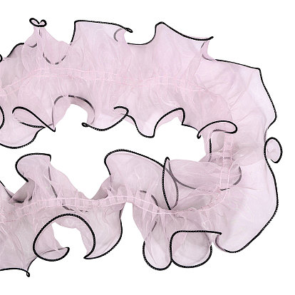 3 сумки 1м полиэстеровая плиссированная кружевная лента, кружевная отделка с волнистым краем, аксессуары для упаковки букетов