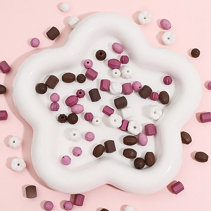 5шт. фарфоровые бусины ручной работы