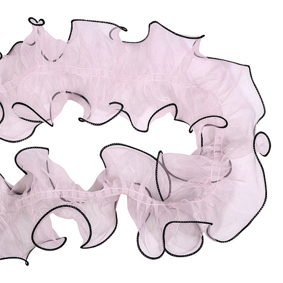 3 сумки 1м полиэстеровая плиссированная кружевная лента, кружевная отделка с волнистым краем, аксессуары для упаковки букетов