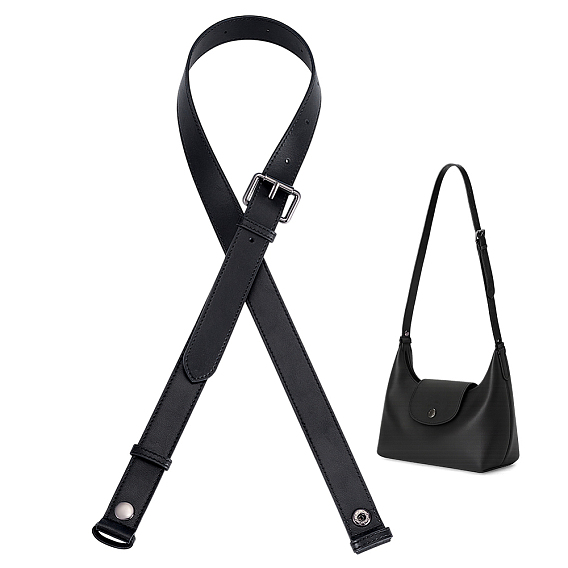 1регулируемые удлинители для ремней сумочек из микрофибры, с сплава цинка застежками, платина