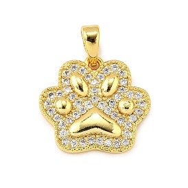 Латунные микро проложить кубического циркония подвески, кошачий коготь