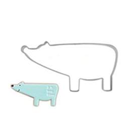 304 Stainless Steel Cookie Cutters, Cookies Moulds, DIY Biscuit Baking Tool, White bear