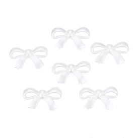 ABS Plastic Imitation Pearl Beads, Bowknot