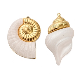 304 из нержавеющей стали акриловые подвески, раковина, ионное покрытие (ip)