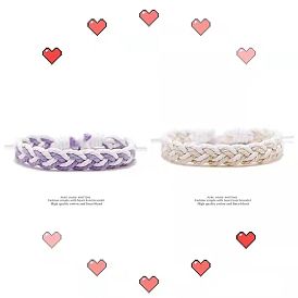 Simple Braided Bracelet for Couples, Friends - Minimalist, Trendy, Handmade.