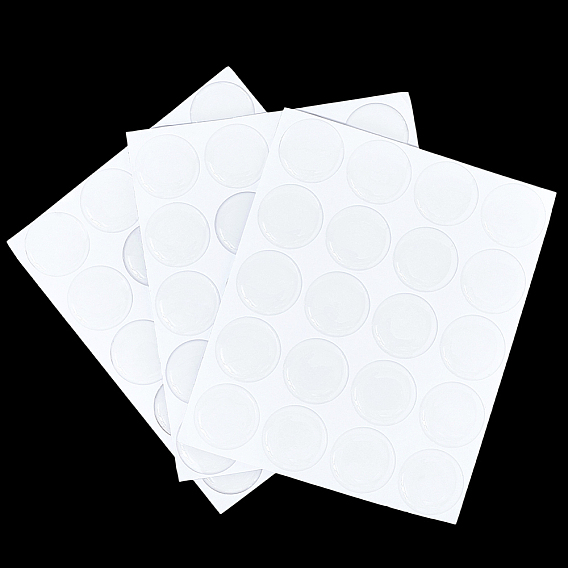 60 шт. наклейки из эпоксидной смолы, для подвески на бутылочные крышки, diy crafts, полукруглый