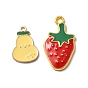 Подвески из эмали и сплава, фруктовое очарование, без свинца и без кадмия