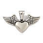 316 хирургические подвески из нержавеющей стали, сердце с крыльями