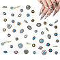 50шт. кабошоны из эмалевого сплава, аксессуары для украшения ногтей для женщин, разнообразные
