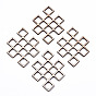 Unfinished Natural Poplar Wood Filigree Joiners Links, Laser Cut Wood Shapes, Geometry