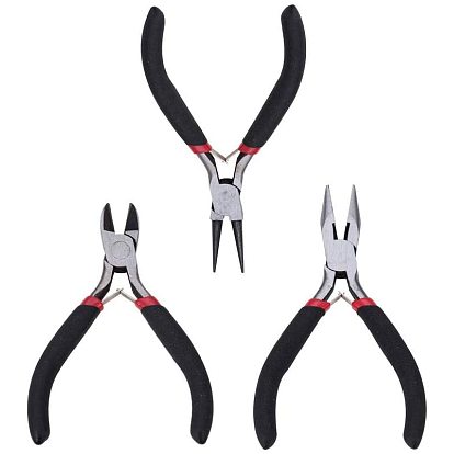 Наборы DIY ювелирных инструментов, плоскогубцы для полировки, кусачки и плоскогубцы