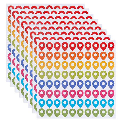 Pegatinas de PVC para letreros de puntos de referencia
