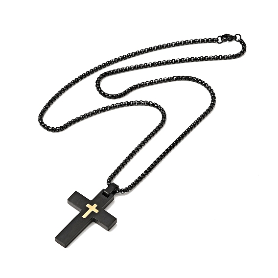 304 крестообразная подвеска из нержавеющей стали с цепочками для мужчин и женщин