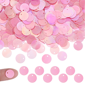 1315Pcs PVC Paillette/Sequin Pendants, Flat Round