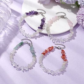 Браслеты из бисера из натуральных смешанных драгоценных камней для женщин