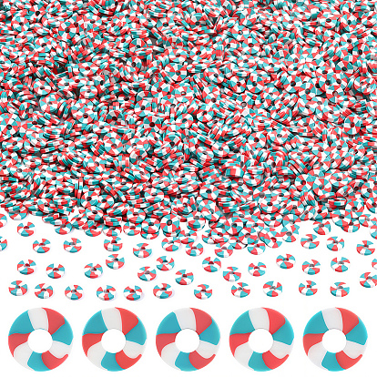5000 бусины из полимерной глины ручной работы., Диск / плоские круглые, Heishi бусы