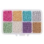 FGB 13/0 Grade A Dyed Glass Seed Beads, Round