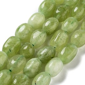 Dyed Natural Malaysia Jade Beads Strands, Oval