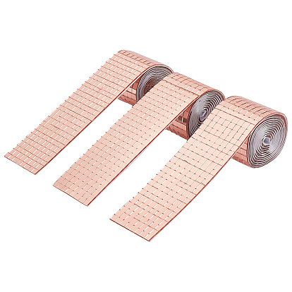 Клейкие стеклянные кабошоны в рулонах, кусочки зеркальной мозаики, мозаичные плитки для поделок