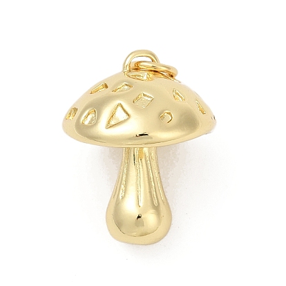 Латунные подвески, грибные прелести, долговечный, без свинца и без кадмия, стойки покрытие, с целью перехода в кольце