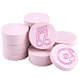 8Pcs Rubber Stamps, Flat Round with Music Note