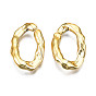 Electroplated CCB Plastic Linking Rings, Quick Link Connectors, For Jewelry Cable Chains Making, Twist Oval
