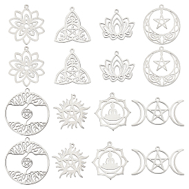 16 шт 8 стиль 304 подвески из нержавеющей стали, разнообразные