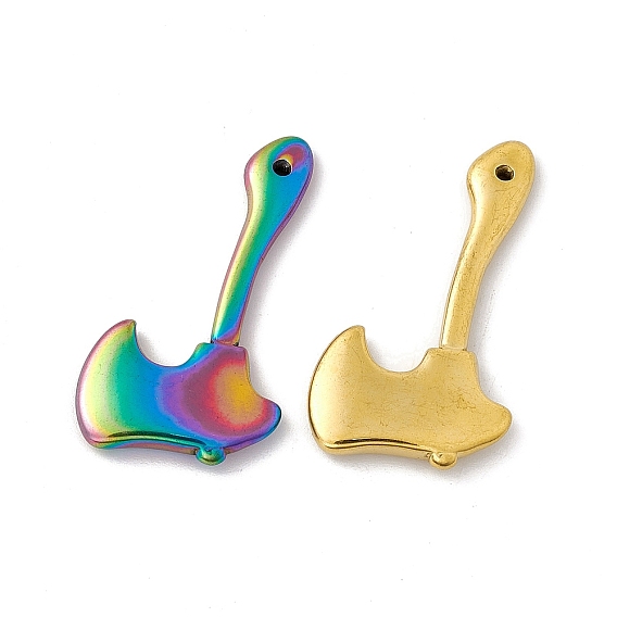 304 Stainless Steel Pendants, Axe Charms