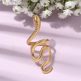 Змея 304 кольца-манжеты из нержавеющей стали для женщин