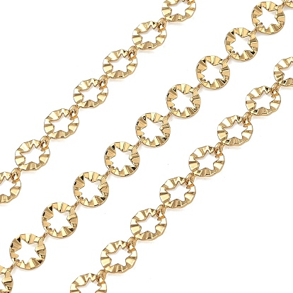 304 плоская круглая форма из нержавеющей стали, со звездообразными цепями, ионное покрытие (ip), несварные, с катушкой