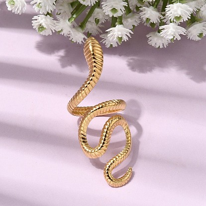 Змея 304 кольца-манжеты из нержавеющей стали для женщин